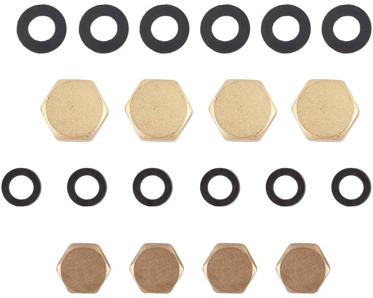 Dailygoods - Messing Vrouwelijke Afdekkappen voor Loodgieterssystemen