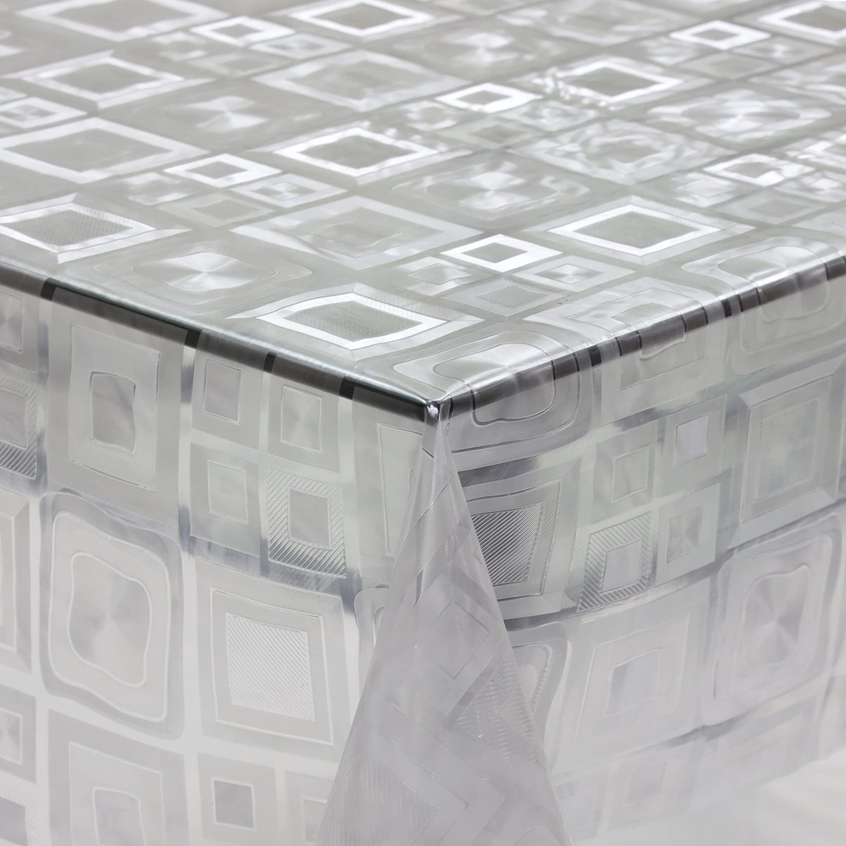 Dailygoods - Transparant PVC Tafelkleed voor Tafelbescherming 140 x 240 cm
