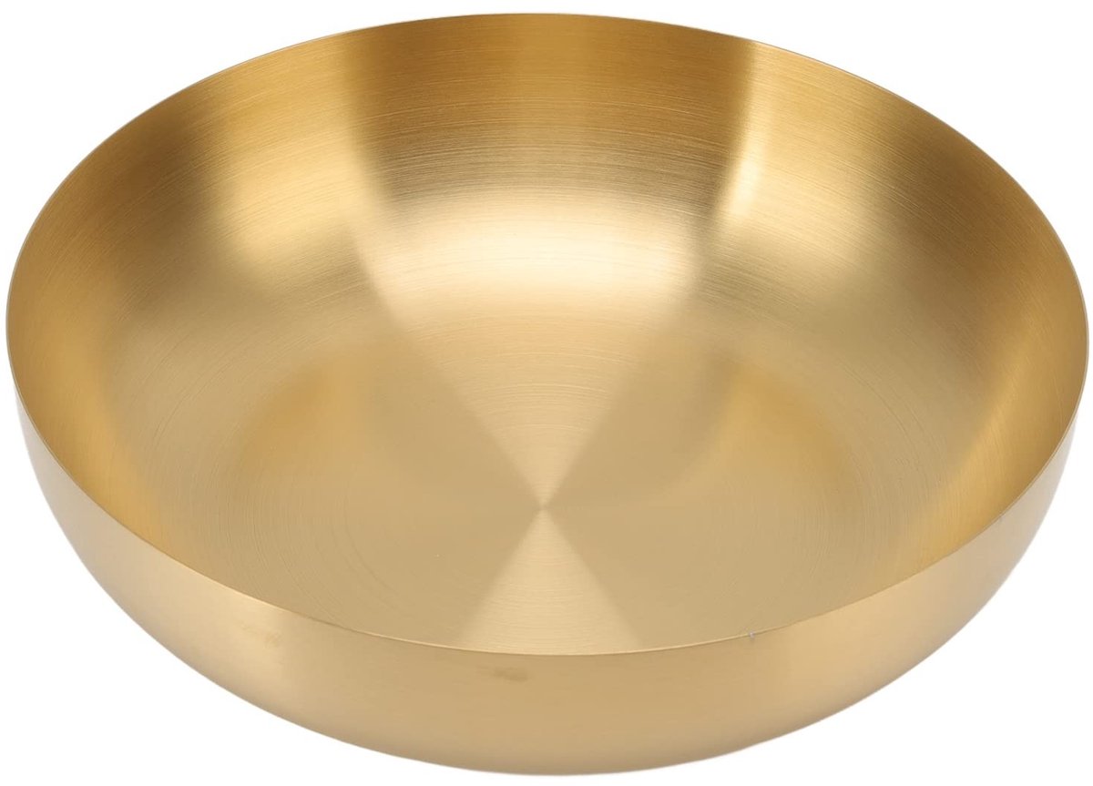 Dailygoods - 24 cm RVS Mengkom met Spiegelafwerking