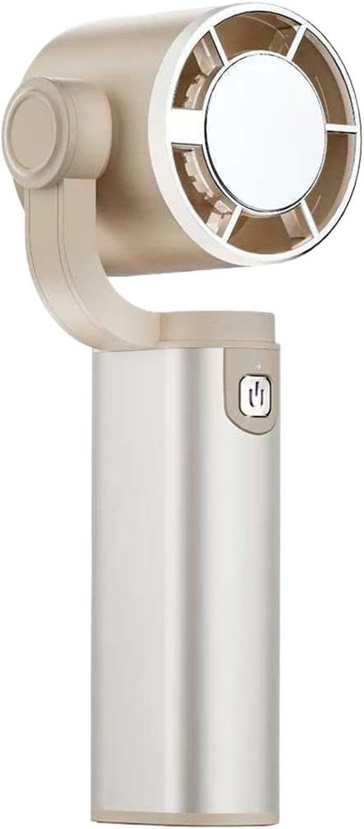 Draagbare Ventilator - Opvouwbare Windblower - Persoonlijke Koeling - 180 Graden Draaibaar - 6 x 8 x 6 cm - Khaki