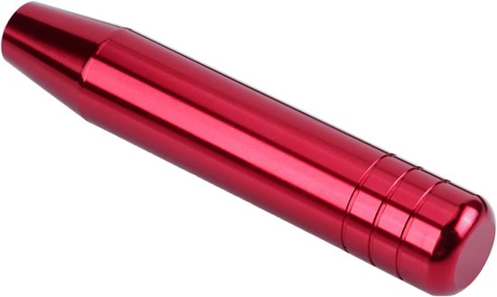 Pookknop Grip - Schakelpook - Auto Interieur - Universele Aluminium Legering - 18cm Lengte - Rood — afbeelding 4