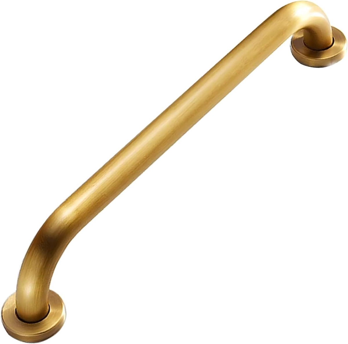 Douchebeugel, goudkleurige antislip handgreep van roestvrij staal voor badkuipen en douches, veiligheidsbeugel voor mindervaliden (50 cm/20 inch)