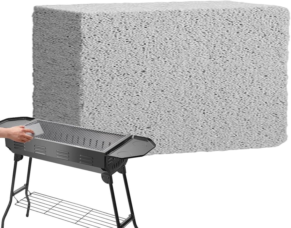 Puimsteen Zwembadreiniger - Reinigingsblok Zwembad - Hardnekkige Vlekken Verwijderen - Robuust Schuurmateriaal - 7.5 x 7.5 x 15 cm