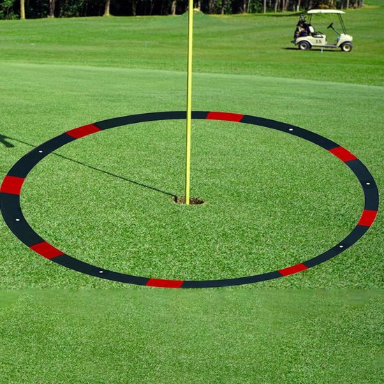 Golf Putting Cirkels - Oefen Cirkels - Golf Vaardigheden Trainen - Ultradun Flexibel Ontwerp - Tot 182cm Diameter - Groen van GOLF — afbeelding 3