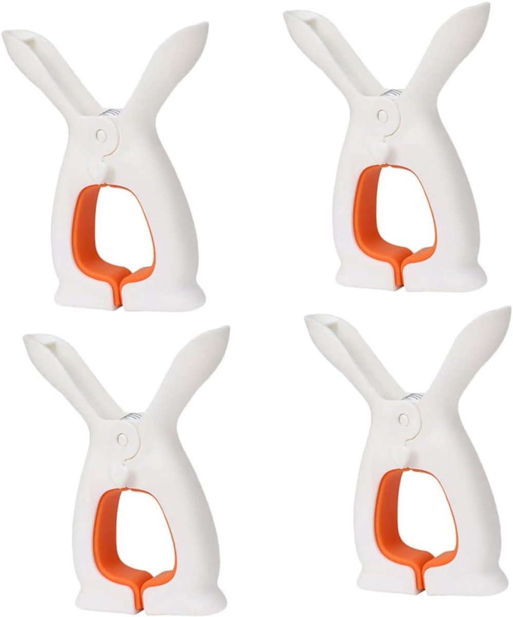 Wasknijpers Set - Kledingclips - Kleding Droge - Winddicht Ontwerp - 12 Stuks - Oranje