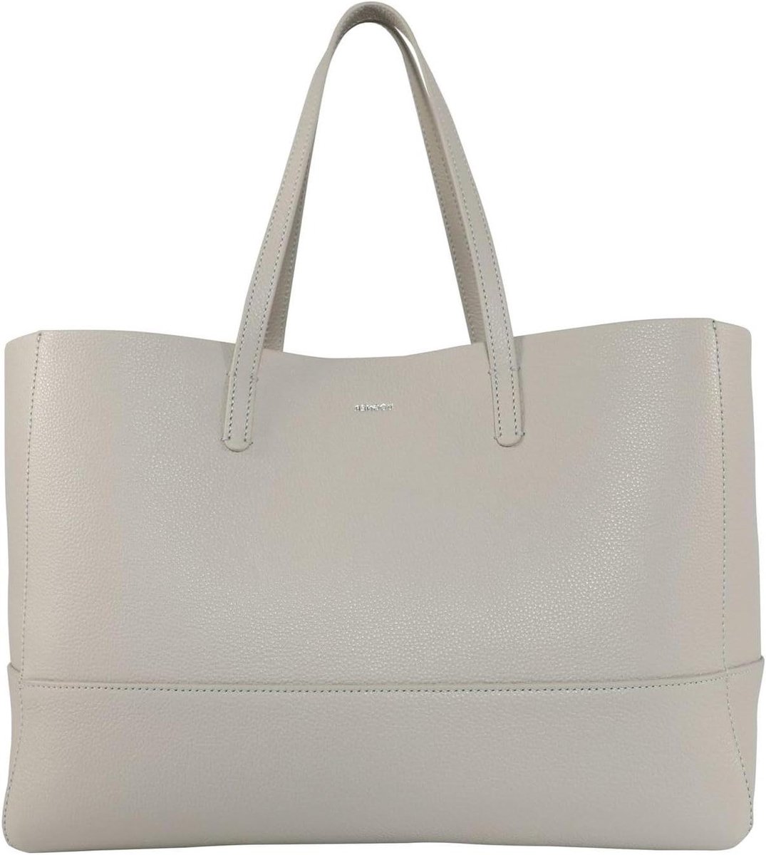 Leren Shopper - Schoudertas - Dagelijkse boodschappen - Verstevigde bodem - A4 formaat - Beige
