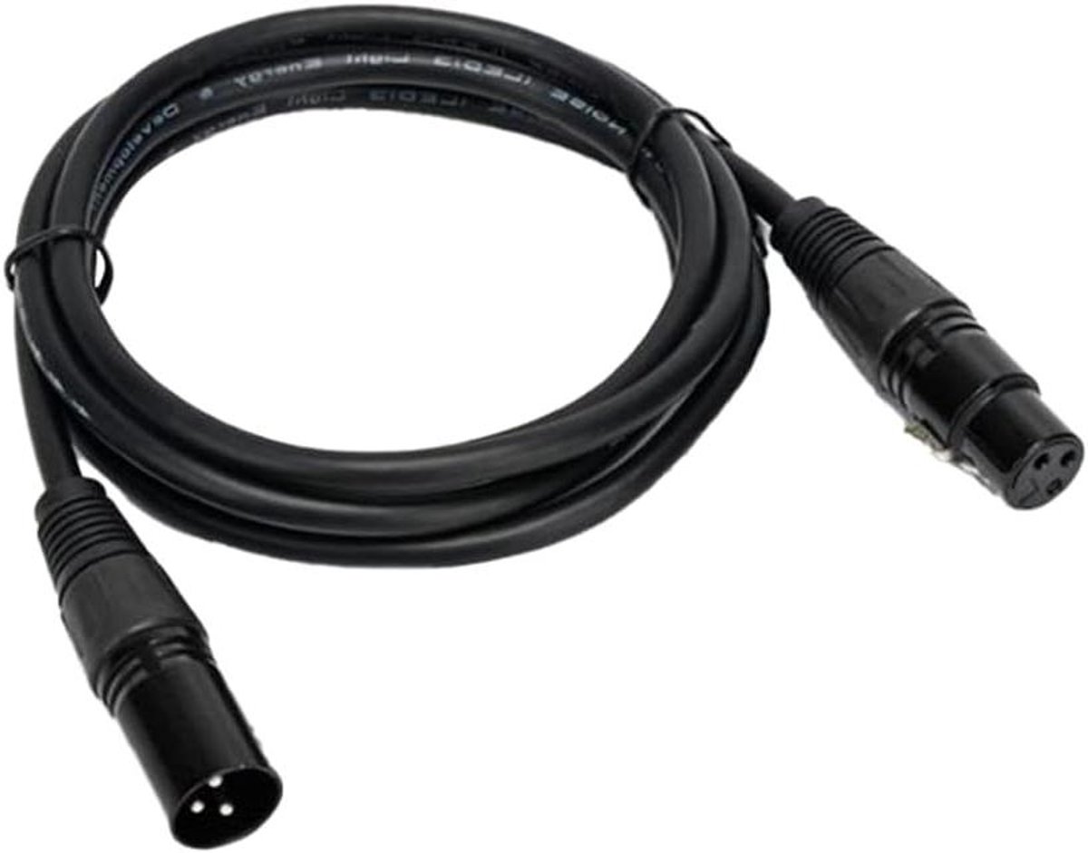 Microfoon Kabel - XLR Snoer - Muziek Opnemen - Hoge Kwaliteit - 10 Meter - Zwart