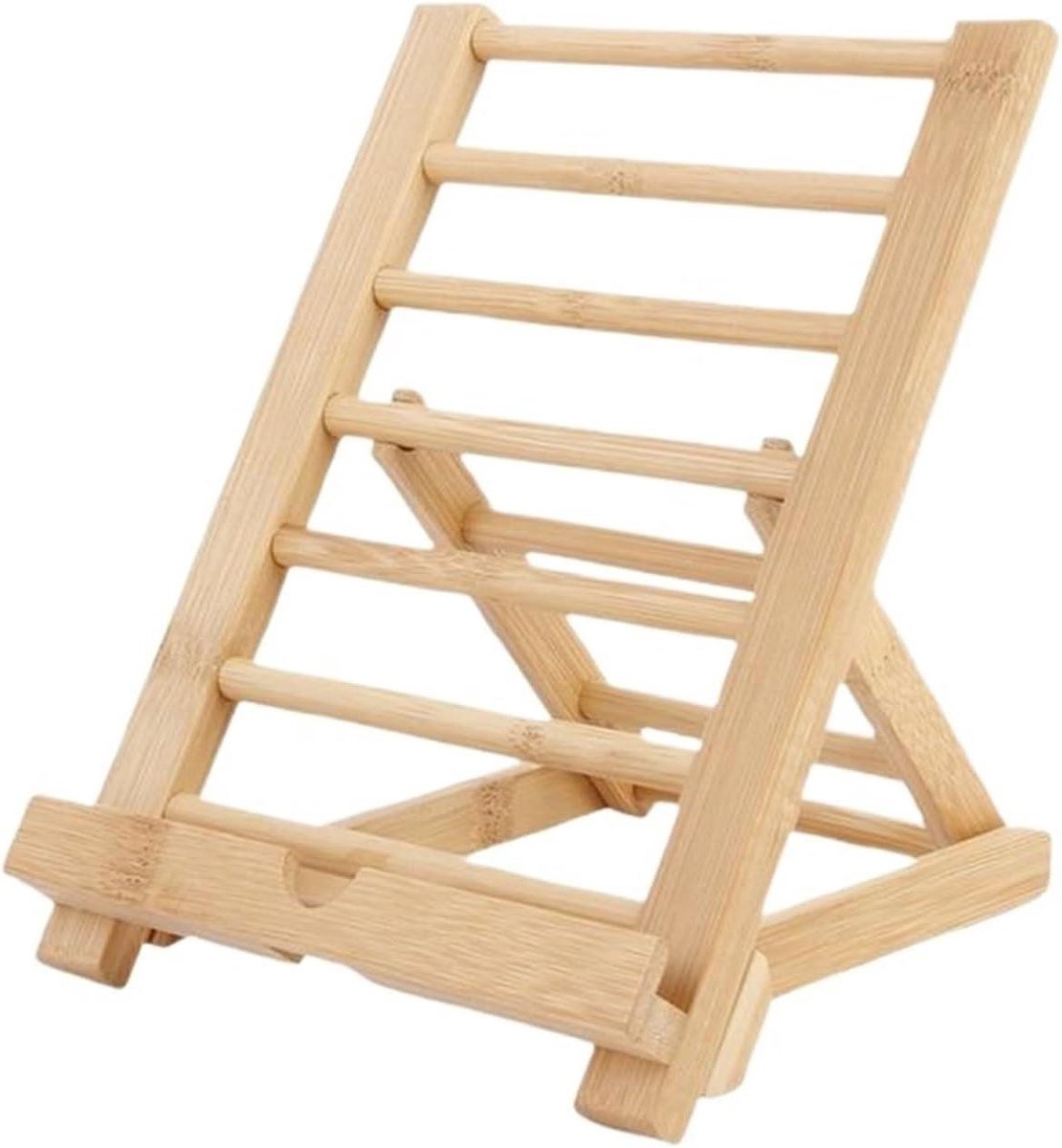 Kookboekstandaard - Receptenhouder - Koken - Verstelbaar - 25 cm - Beige