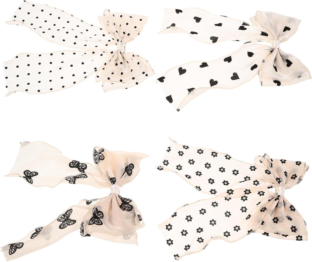 Haar Strik Clips - Grote Strikken - Haar Stijlen - Comfortabel Mesh Materiaal - 26.5 cm - Multicolor