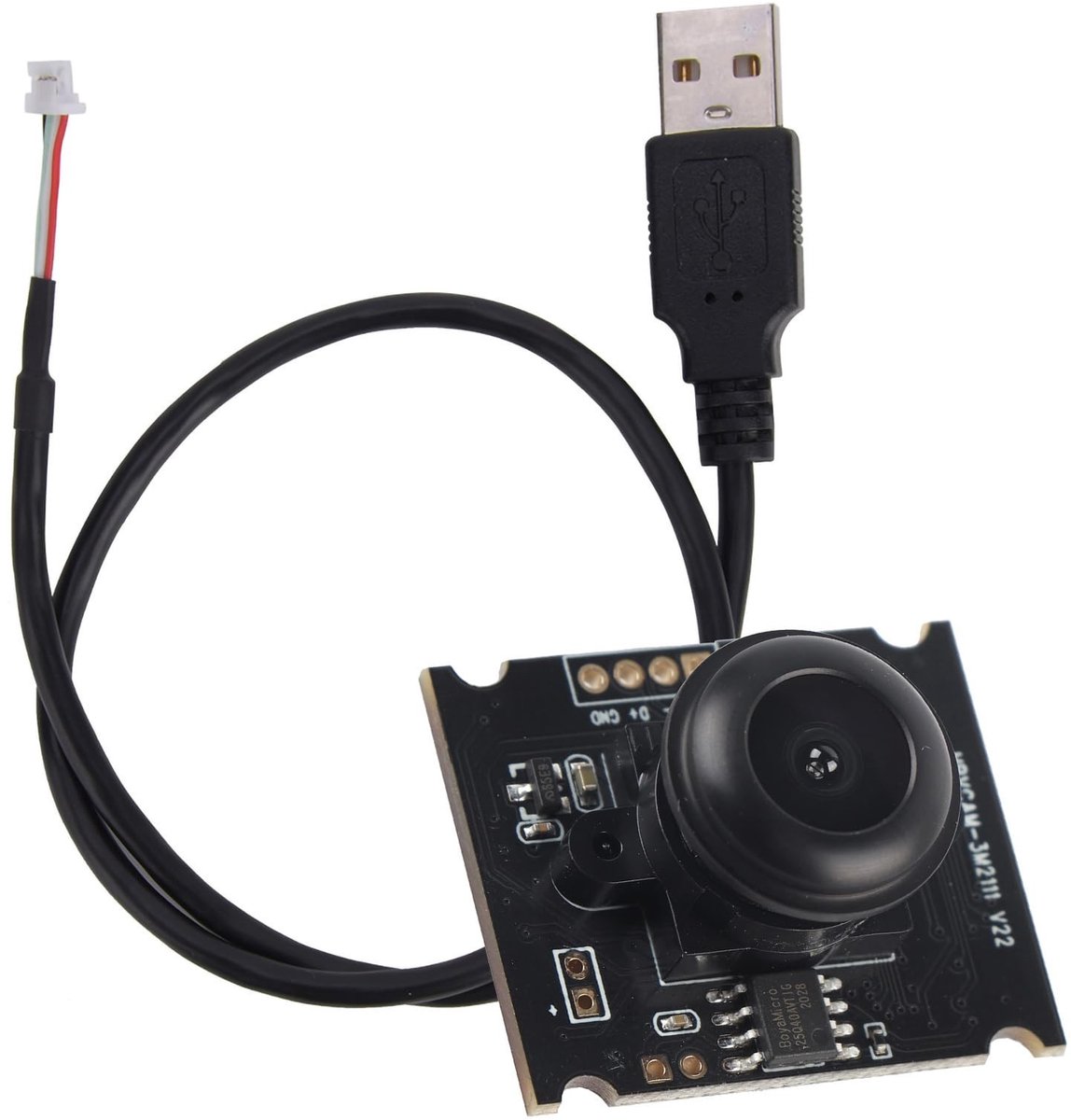 Dailygoods - Dailygoody - Camera Module USB Webcam Module - 110° Groothoek - Hoge Resolutie - Mini Webcam - Geschikt voor Computer en Mobiele Telefoon