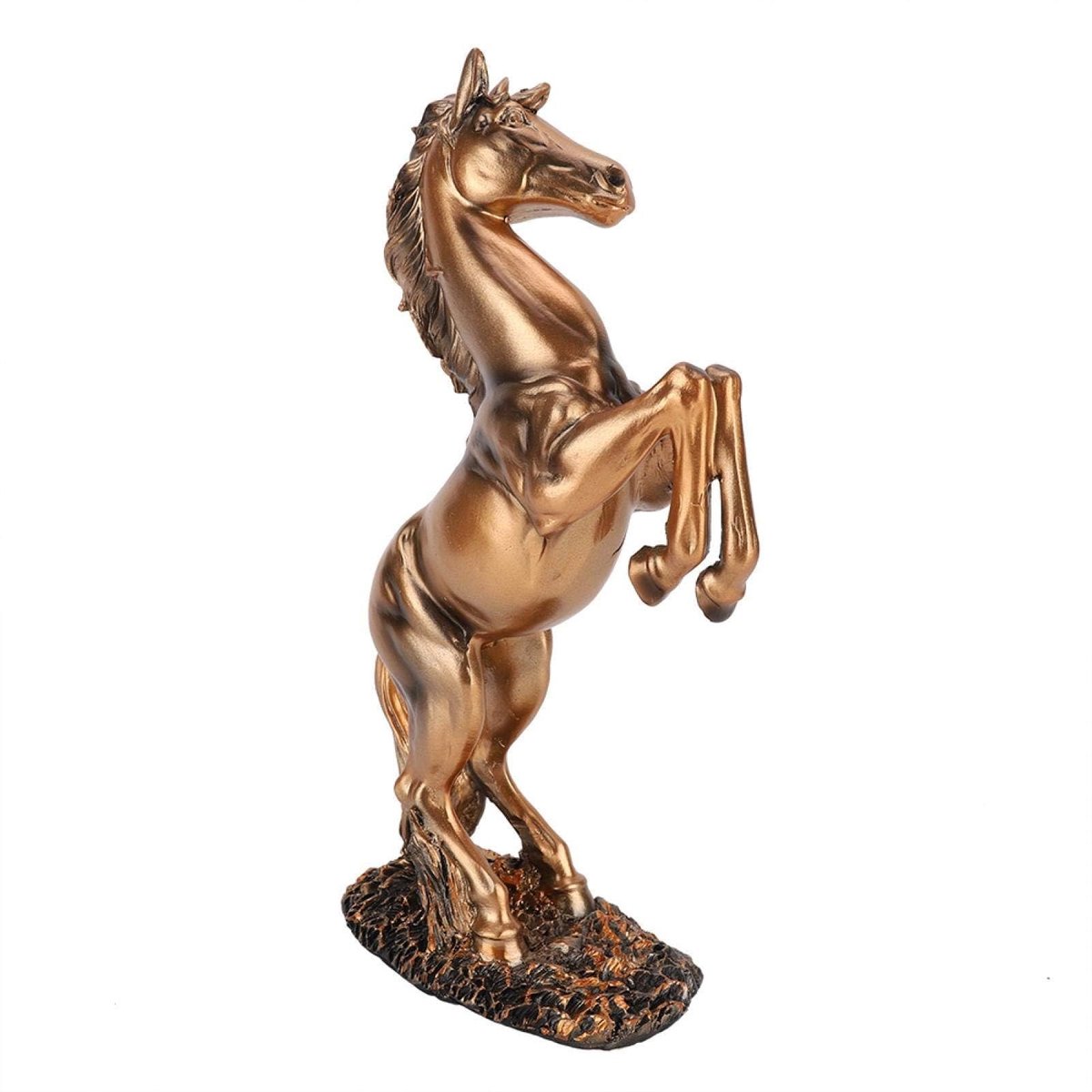 Dailygoods - Dailygoody - Decoratief Paardenbeeld - Paardenharsbeeld - Symbolen van vrijheid en succes - 31,5 cm hoog - Perfect voor huis en kantoor - Unieke