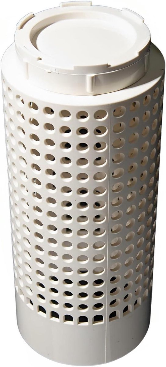 Tuinvermicompostbak - Wormenbak - Bodemverrijking - 360 graden beluchting - 26 cm - Wit