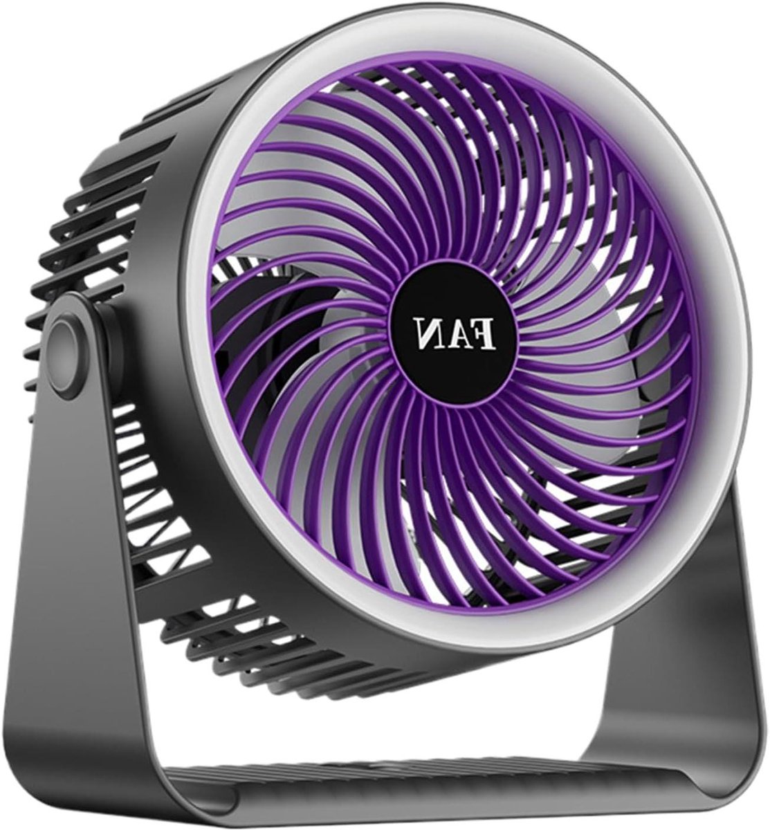 Desktop Ventilator - Kleine Ventilator - Persoonlijke Verkoeling - Fluisterstil Onder 36dB - 19.8B x 19H cm - Wit
