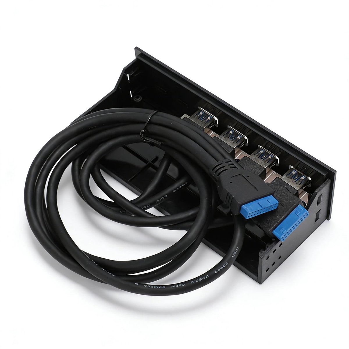 Dailygoods - 4 Poorten USB 3.0 Voorpaneel voor Desktop Computer