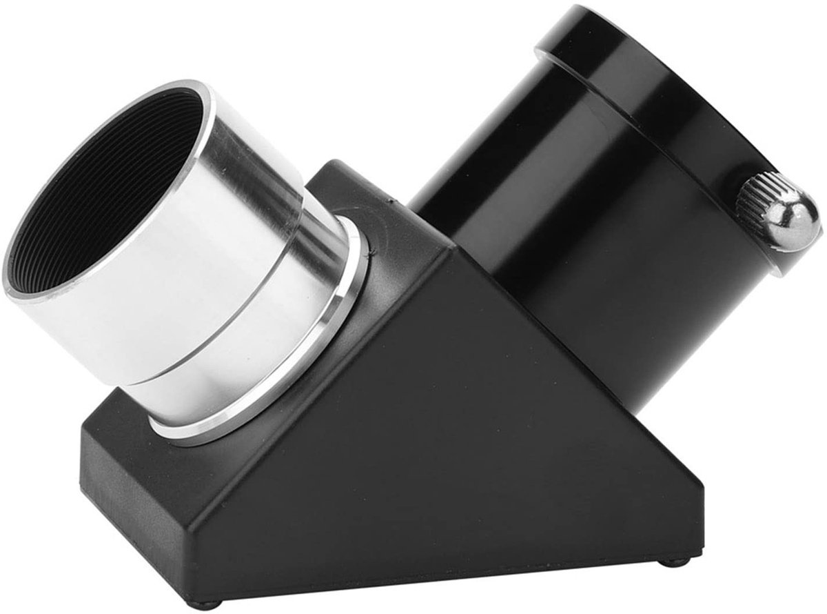 Dailygoods - 90 Graden Diagonaal Adapter voor Telescoop met 1,25 Inch Aansluiting