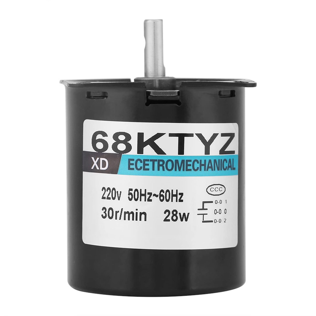 Dailygoods - Dailygoody - Synchronous Motor - 220V - 30 RPM voor DIY Generator en Automatisering - Betrouwbaar ontwerp - Elektrische motor - Voor hobbyprojecten -