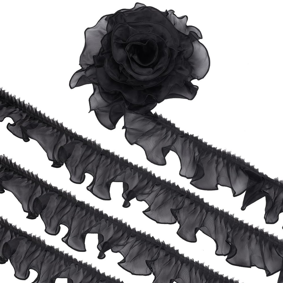 Dailygoods - 10 m Polyester Kanten Rand voor Naaien en Handwerk