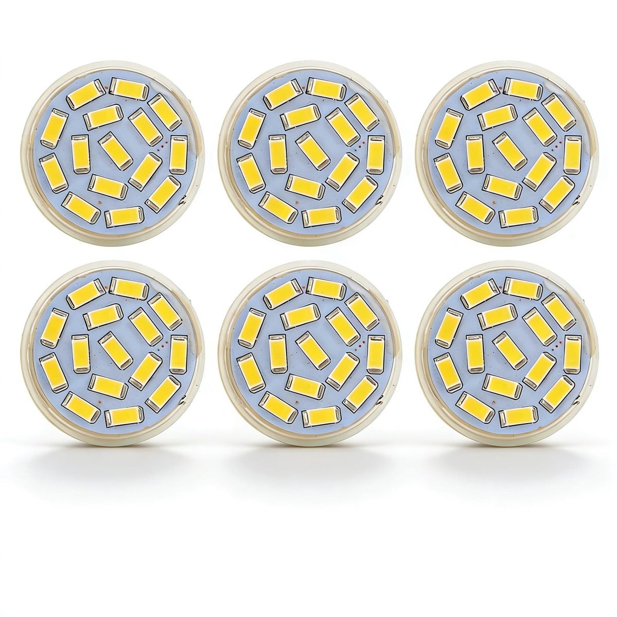 Dailygoods - Set van 6 GU4 LED-lampen 270LM Warm Licht