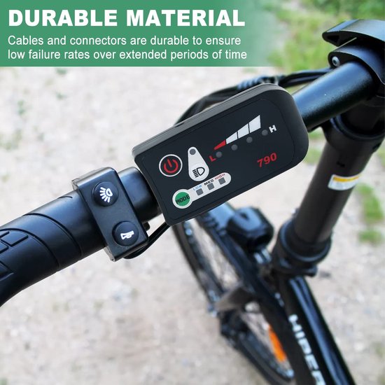 Dailygoods - 24V/36V/48V LED Display voor Elektrische Fiets van Dailygoods — afbeelding 5