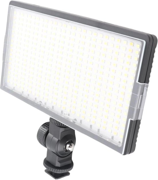 LED Videolamp - Fotografiepaneel Invullicht - Professionele Studio - Compact En Handig - 32W - Zwart