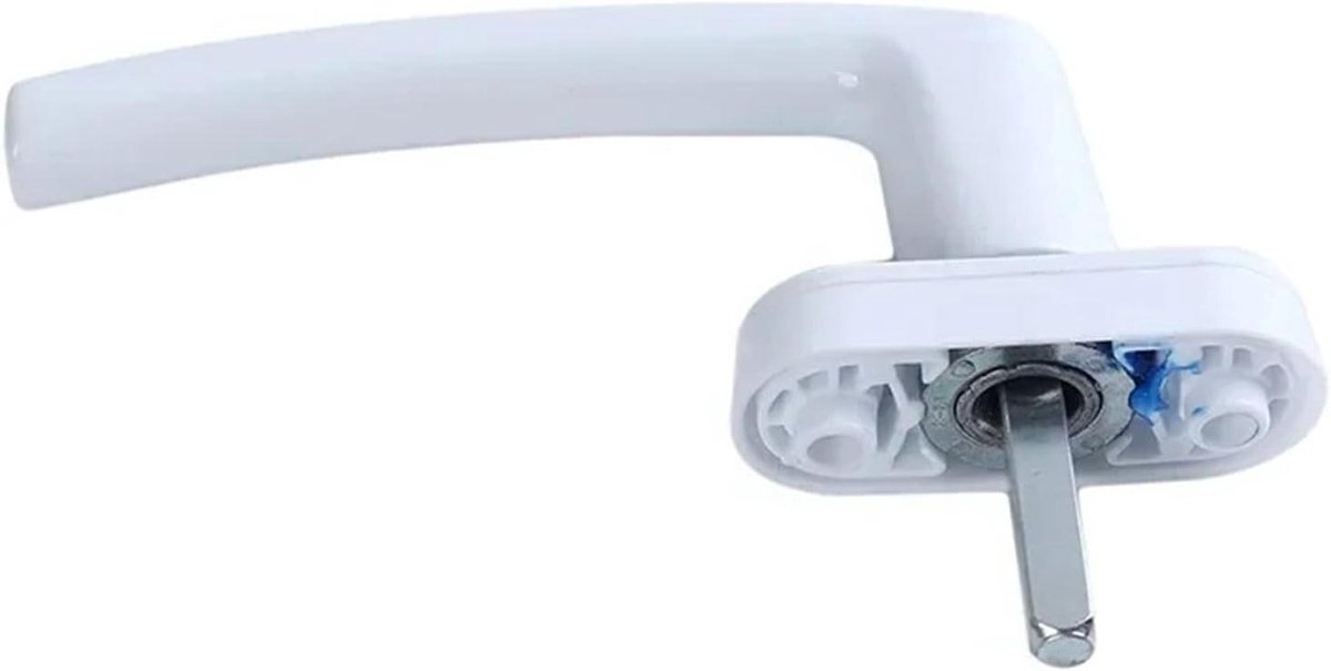 Raamgreep Aluminium - Raamslot Deurkruk - Veiligheid Ramen - Sleutelvergrendeling - 3 x 2 x 2 cm - Wit