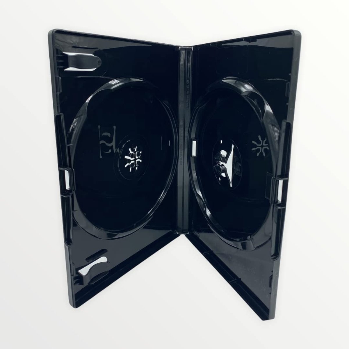 Cosensi - Dailygoods - Dailygoody - DVD Case - Dubbel voor 2 Schijven - Duurzaam en Milieuvriendelijk - 14mm Rug - Bescherming voor DVD's - Transparant - Geschikt voor