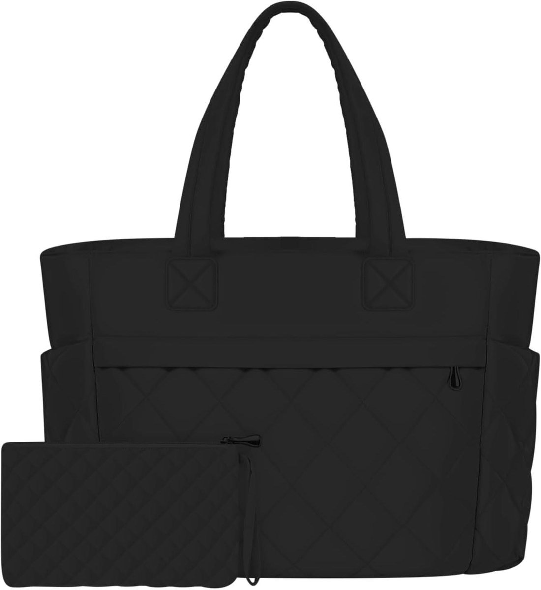 Laptoptas - Schoudertas Computer - Professioneel Gebruik - Grote Capaciteit - 41 cm - Zwart