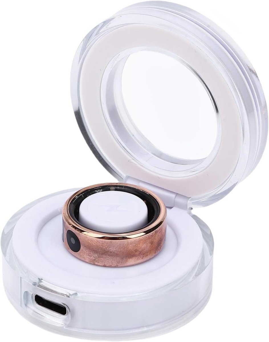Slimme Ring - Fitness Tracker - Gezondheid Monitoren - 5ATM Waterbestendig - 9# - Zilver