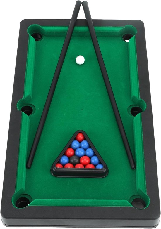Mini Pooltafel - Buiten Biljart - Compact Plezier - Duurzame Constructie - 32 x 19 cm - Niet gespecificeerd van mini — afbeelding 4