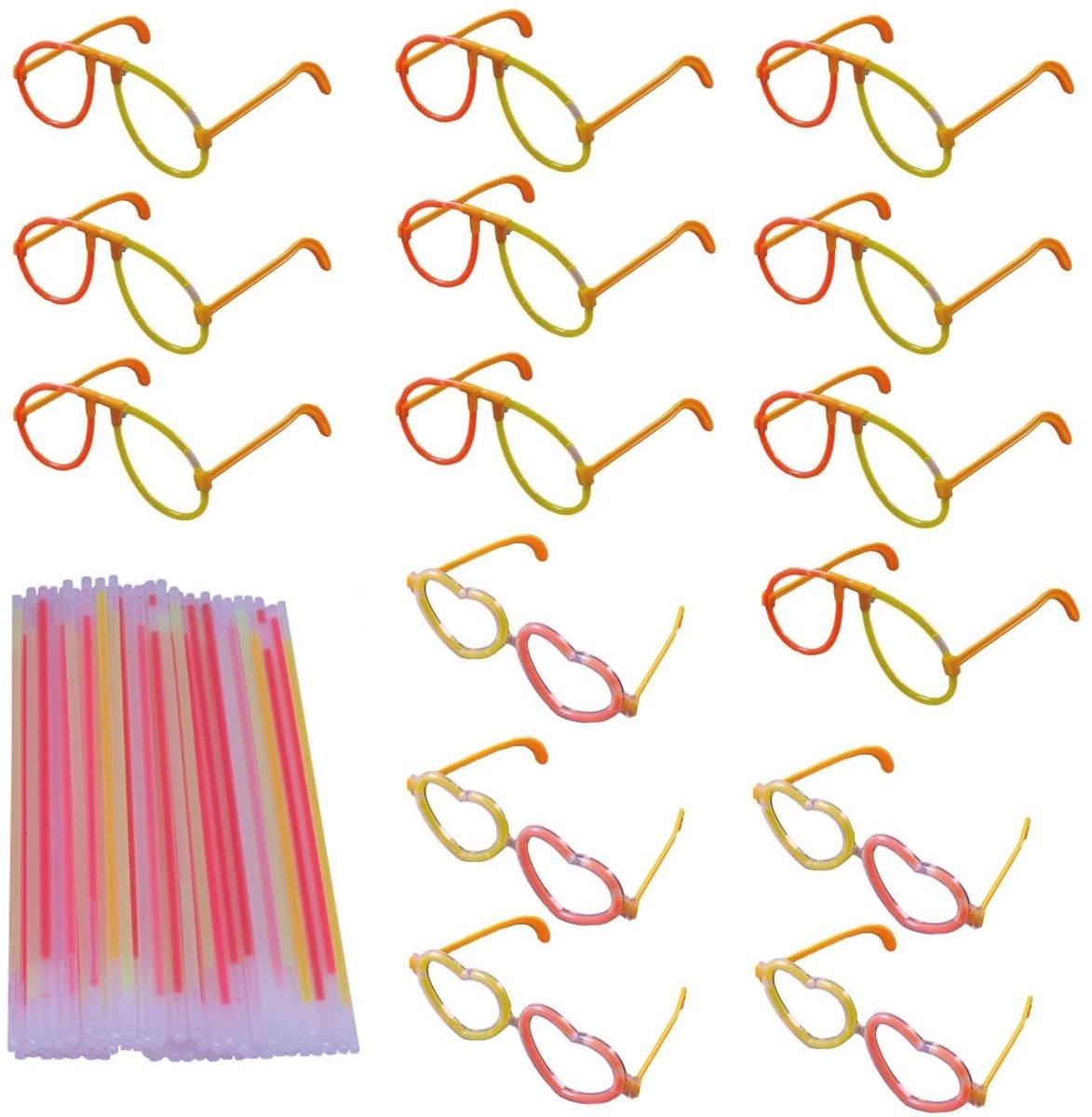 Cosensi - Dailygoods - Dailygoody - Lichtgevende glazen - Feestglazen - Meerkleurig - Speelgoed - Feestaccessoires - Geschikt voor feestelijke gelegenheden