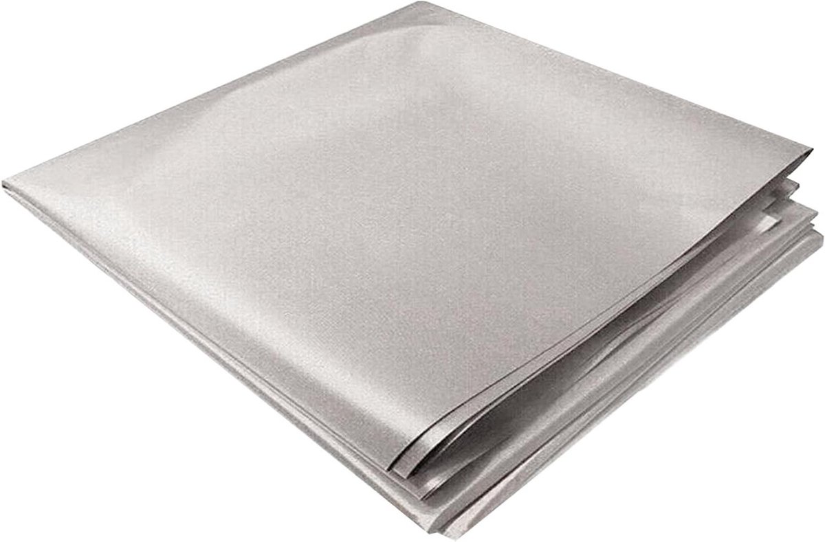 Afschermende Stof - Geleidend Doek - Straling Blokkeren - Zacht en Antistatisch - 95 x 113 cm - Grijs