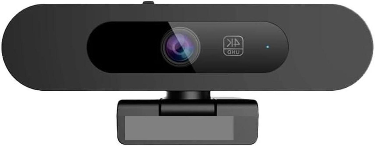 4K Webcam - Streaming Camera - Online Vergaderen - AI Auto Framing - 8 Megapixel - Zwart