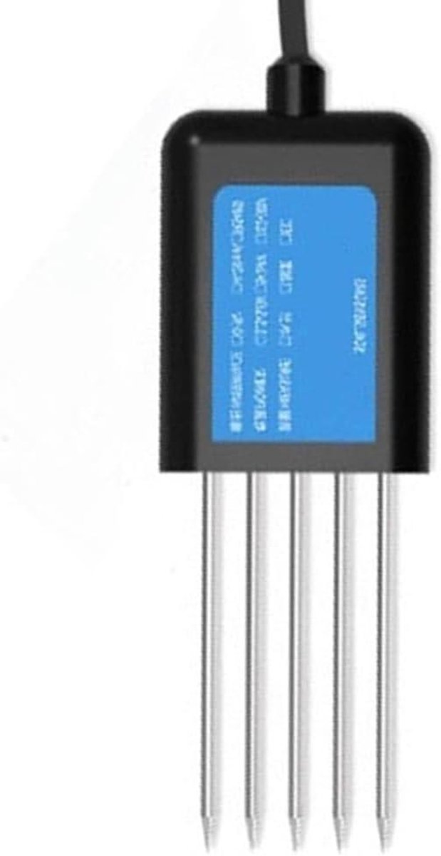 USB-bodemsensor voor landbouw, IP68 waterdichte pH NPK vochttemperatuurmeter, roestvrijstalen sonde met snelle respons voor tuinieren en landbouwanalyse (B)