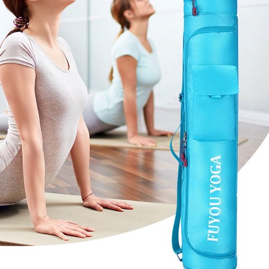 Yogamattas - Sporttas - Naar Yogales - Waterdicht Polyester - Universeel - Blauw — afbeelding 2