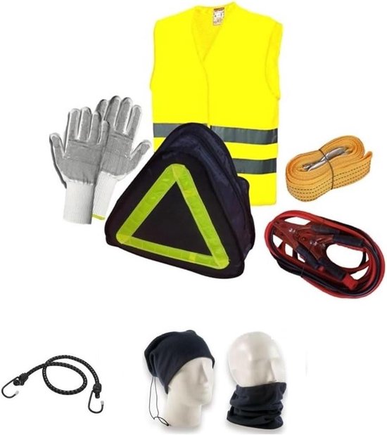 Noodset Auto - Veiligheidskit - Pechondersteuning - Complete set - 150 AMP - Oranje