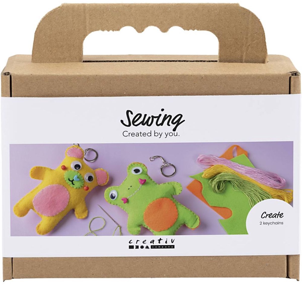 CC Mini Hobbyset Naaien Kikker en teddybeer