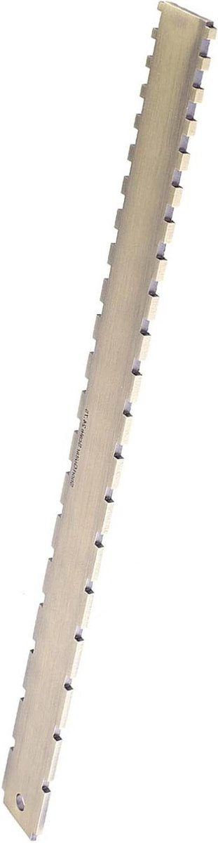 Gitaar Meetgereedschap - Hals Checker - Hals Afstellen - Gekerfde Rand - 41.8 cm - Brons