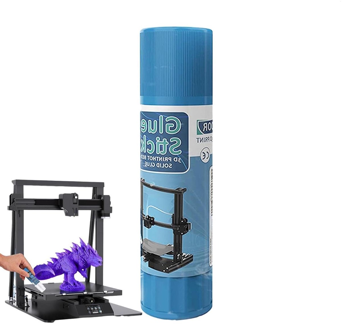 Lijmstift 3D Printer - Printer Lijm - Model Creëren - Sterke Hechting - 49.9 g - Blauw