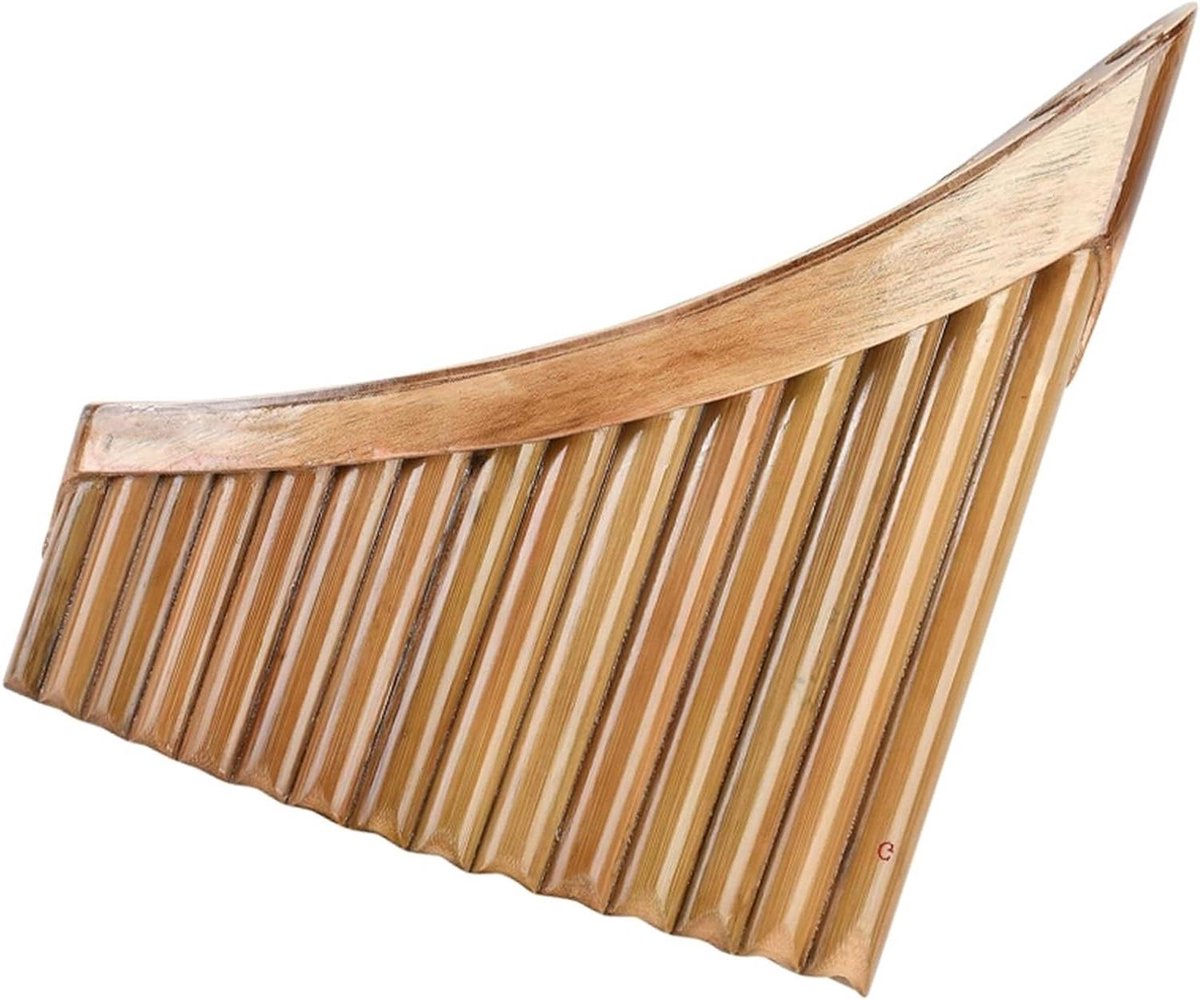 Panfluit - Houten Fluit - Muziek Maken - Natuurlijk Bamboe - G Toets - Natuurlijk