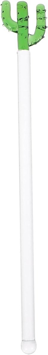Roerstok Glas - Drankroerder Cocktail - Dranken Mixen - Cactus Vorm - 18.5 cm - Diverse Kleuren