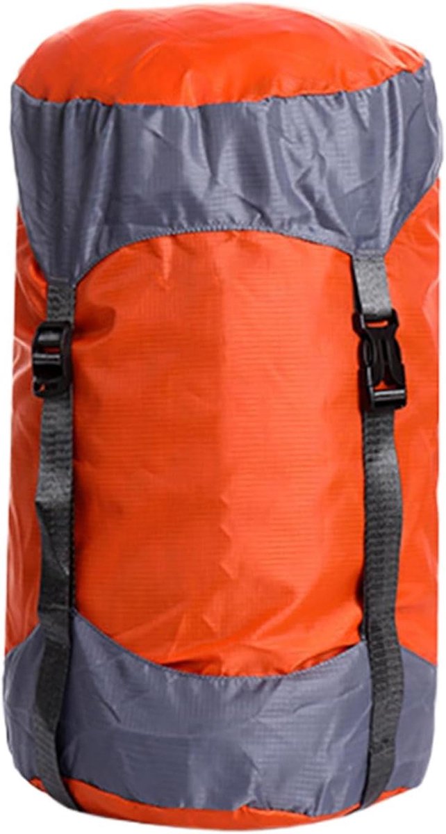 Slaapzak Compressiezak - Kleding Opslagzak - Ruimte Besparen - Scheurbestendig Materiaal - 43 x 21 cm - Oranje