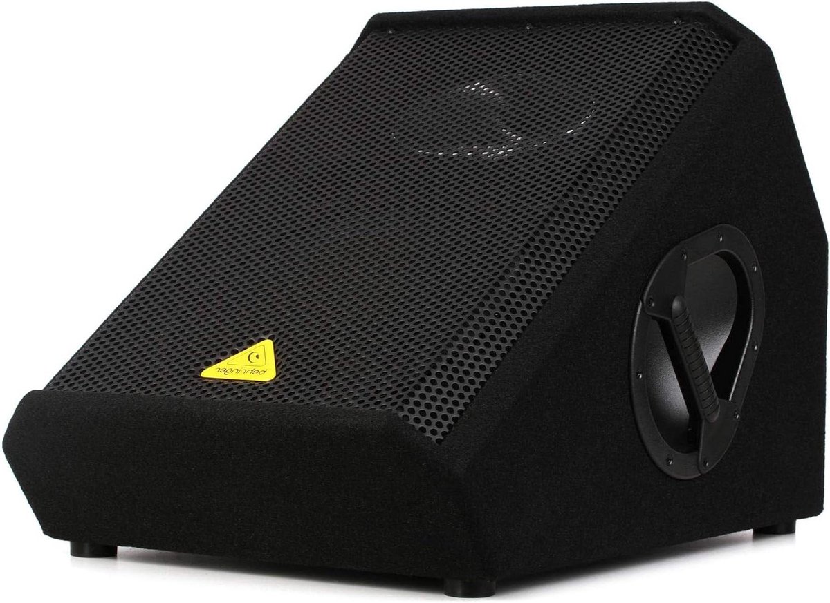 PA Vloermonitor - PA Speaker - Live Muziek - 600 Watt Vermogen - 12 Inch Woofer - Zwart