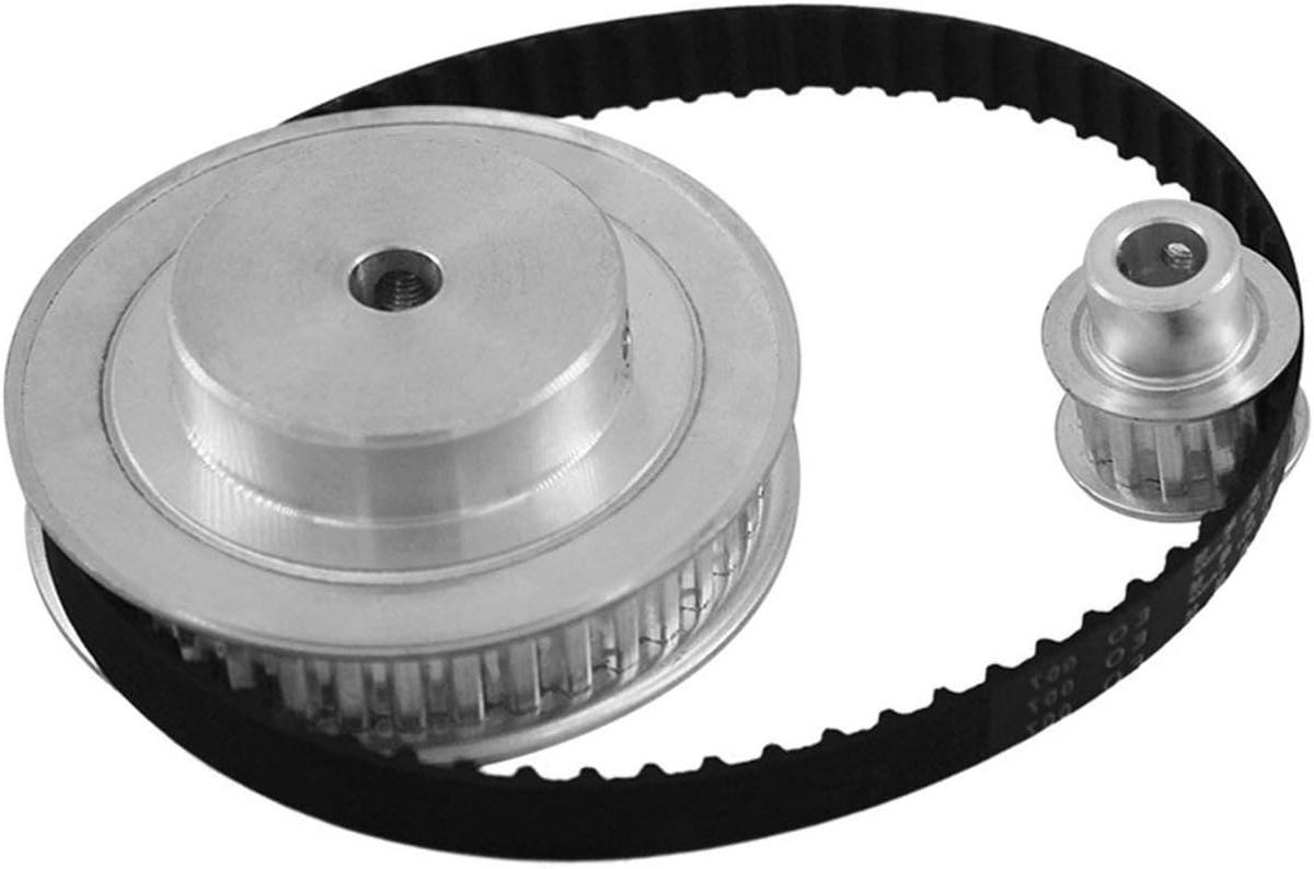 Distributieriem Katrol Set - Tandriem Poelie - 3D Printer Bouwen - Nauwkeurige Transmissie - XL 11mm Breedte - Zilver