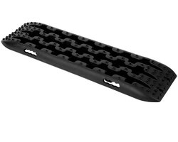 Velori Tractiematten 2 Stuks Zwart 10 Ton - Zandplaten Offroad - Recovery Board 4x4 - Herstelbord Modder Zand Sneeuw - Bandenladder Terreinwagen SUV Camper - Nylon 107x30cm