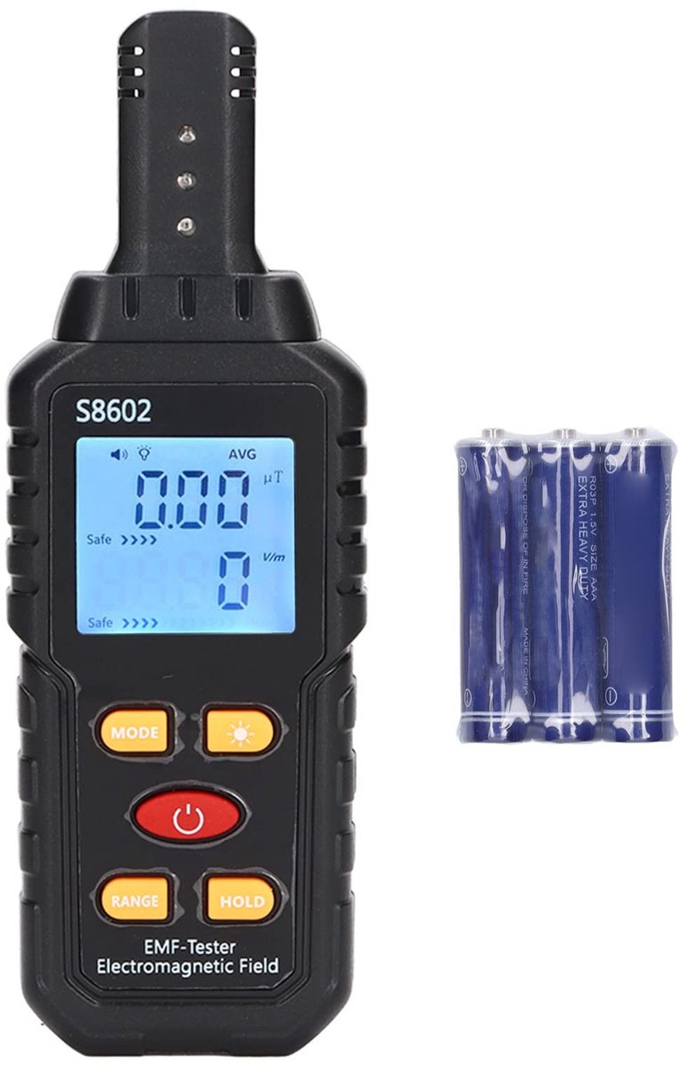 Dailygoods - EMF Detector voor Elektrische en Magnetische Velden met Temperatuurmeting