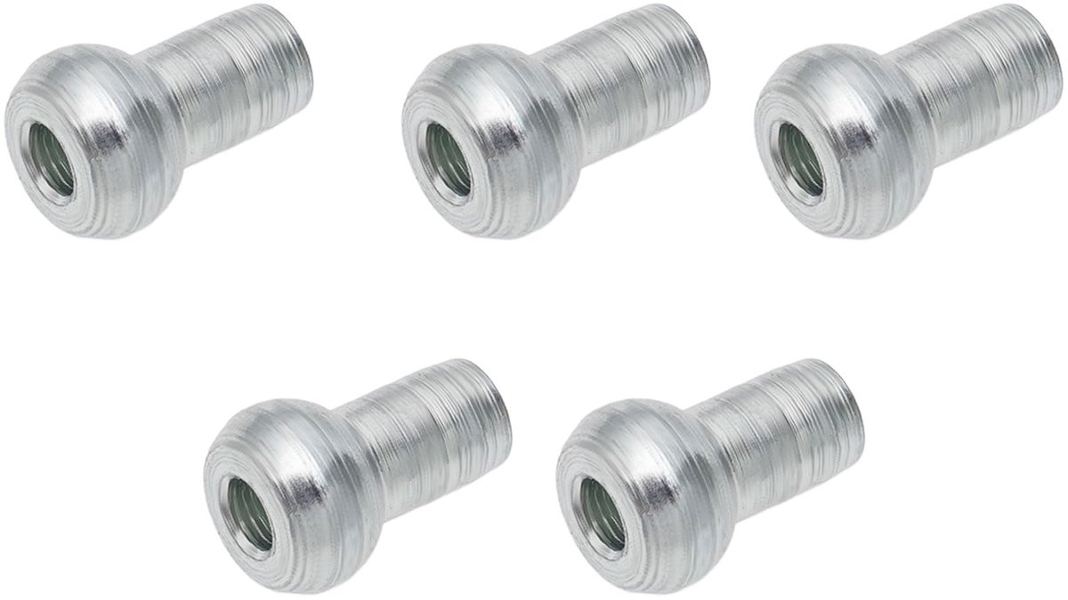 Dailygoods - Dailygoody - 8,8 mm Ball End Kabel Stopper - Hoge kwaliteit - Duurzaam verzinkt staal - Geschikt voor 5 mm staalkabels - Perfect voor thuisgym accesso.