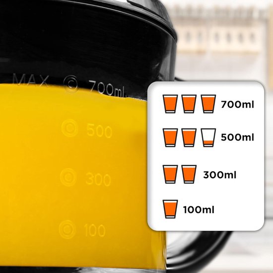 TIM® Citrusperselectrisch-Citruspers-Sinaasappelpers-Zwart/Zilver-‎15cmx16cmx20cm van Tim — afbeelding 5