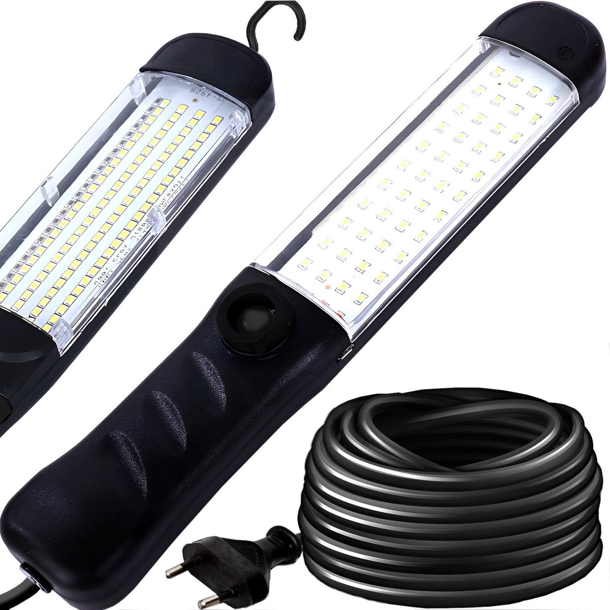 Dailygoods - 1200 Lumen LED Werklamp met 8m Netsnoer
