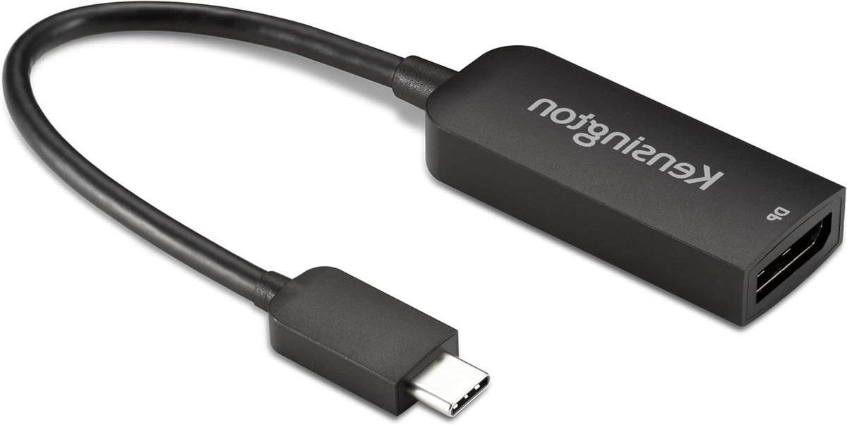 USB C Adapter - DisplayPort Converter - Extra Monitor - Ondersteunt 8K Video - 4K 120Hz - Zwart