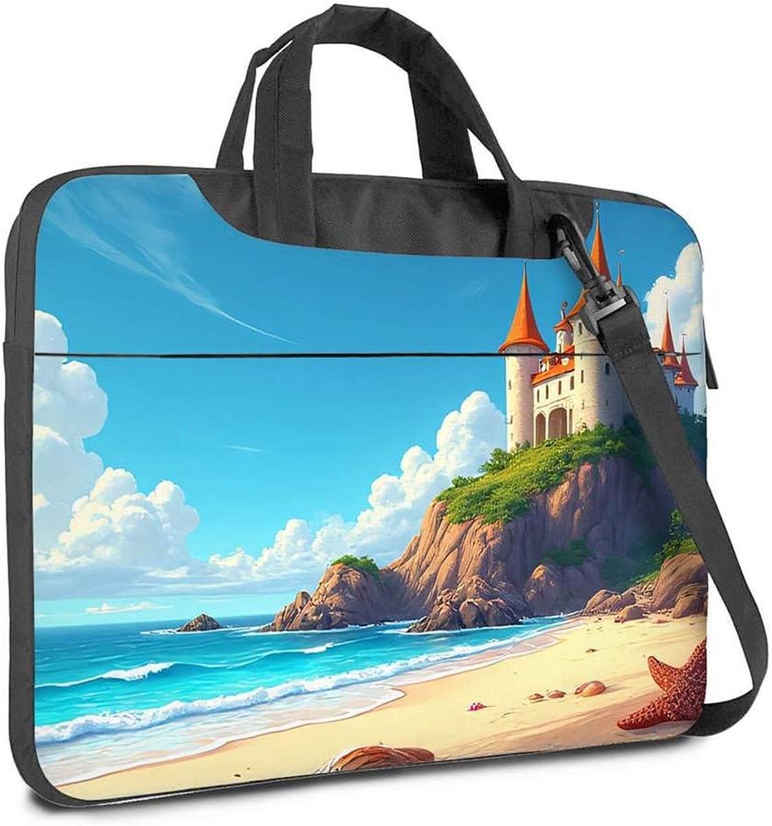 Laptop Tas - Laptoptas Rugzak - Veilig Vervoer - Waterbestendig Polyester - 15.6 Inch - Zwart